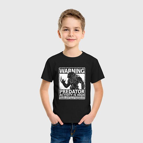 Детская футболка Predator Activity is High / Черный – фото 3