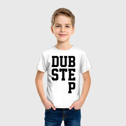 Детская футболка DubStep Lines / Белый – фото 3