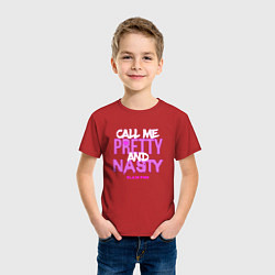 Футболка хлопковая детская Call Me Pretty & Nasty, цвет: красный — фото 2