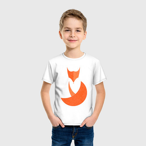 Детская футболка Minimal Fox / Белый – фото 3