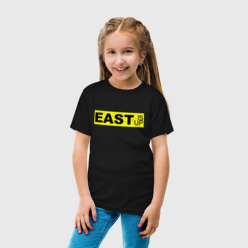 Детская футболка East is Up TOP / Черный – фото 4