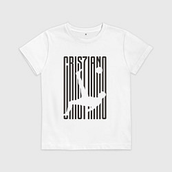 Футболка хлопковая детская Cris7iano, цвет: белый