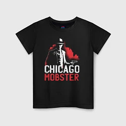 Футболка хлопковая детская Chicago Mobster, цвет: черный