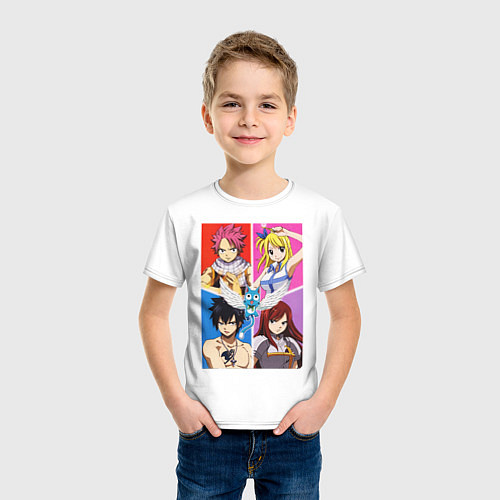 Детская футболка Fairy Tail Team / Белый – фото 3