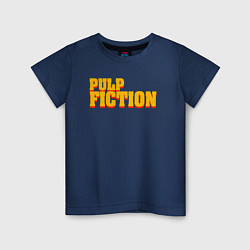 Футболка хлопковая детская Pulp Fiction, цвет: тёмно-синий