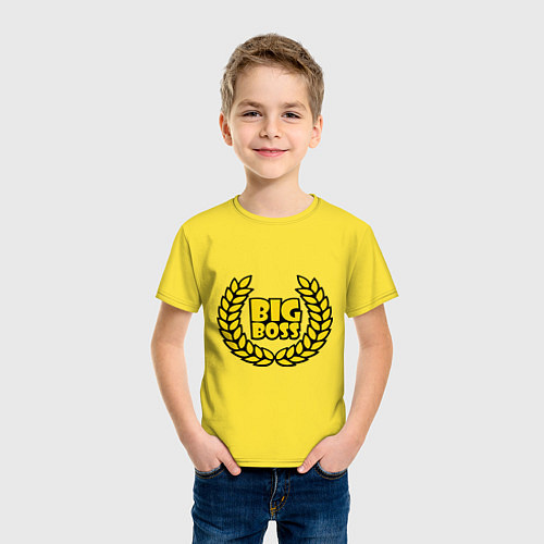 Детская футболка Big Boss Лавры / Желтый – фото 3