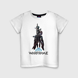 Футболка хлопковая детская Equinox warframe, цвет: белый