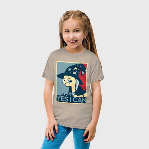 Детская футболка MLP: Yes I Can / Миндальный – фото 4