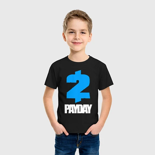 Детская футболка PAYDAY 2 / Черный – фото 3