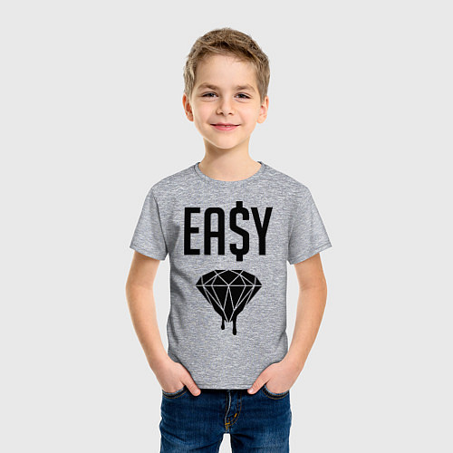 Детская футболка Easy Diamond / Меланж – фото 3