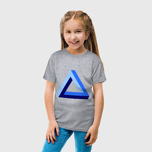 Детская футболка Visual Illusion / Меланж – фото 4