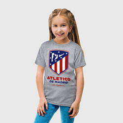 Футболка хлопковая детская Atlecito de Madrid, цвет: меланж — фото 2