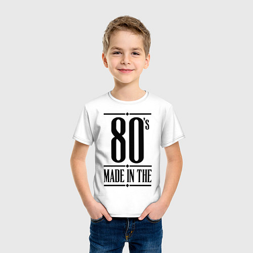 Детская футболка Made in the 80s / Белый – фото 3