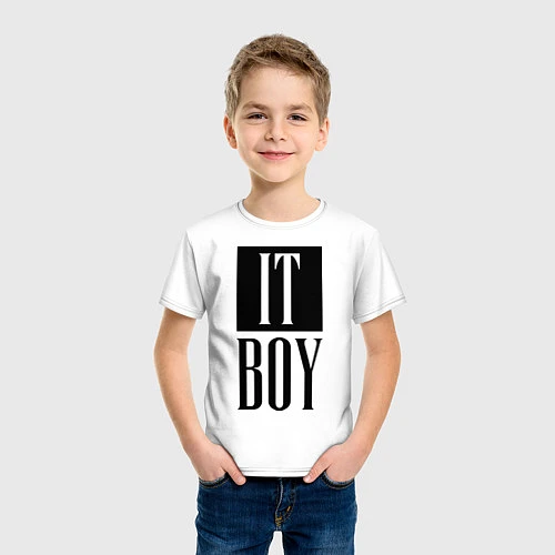 Детская футболка It Boy / Белый – фото 3