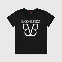Футболка хлопковая детская Black Veil Brides: Knives and Pens, цвет: черный
