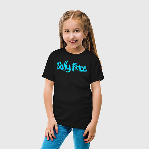 Детская футболка SALLY FACE / Черный – фото 4