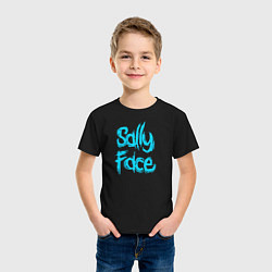 Футболка хлопковая детская SALLY FACE, цвет: черный — фото 2