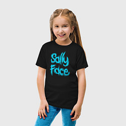 Футболка хлопковая детская SALLY FACE, цвет: черный — фото 2