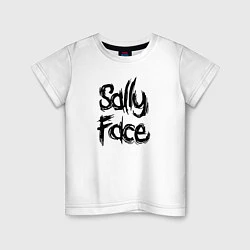 Футболка хлопковая детская SALLY FACE, цвет: белый