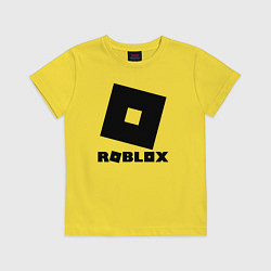 Футболка хлопковая детская ROBLOX, цвет: желтый