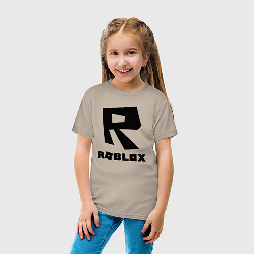 Детская футболка ROBLOX / Миндальный – фото 4