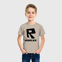 Футболка хлопковая детская ROBLOX, цвет: миндальный — фото 2