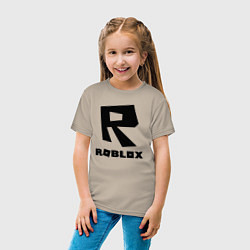 Футболка хлопковая детская ROBLOX, цвет: миндальный — фото 2