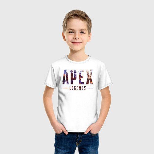 Детская футболка Apex / Белый – фото 3