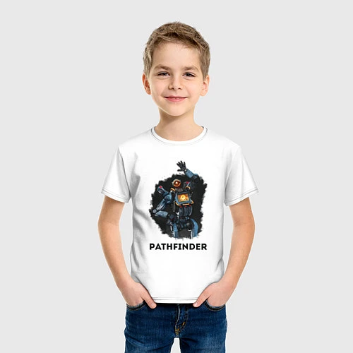 Детская футболка Apex Legends: Pathfinder / Белый – фото 3