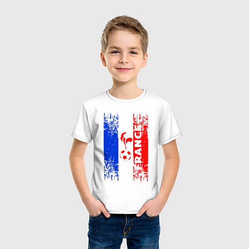 Детская футболка France Team / Белый – фото 3