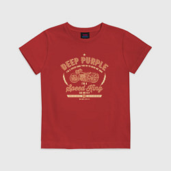 Футболка хлопковая детская Deep Purple: Speed King, цвет: красный
