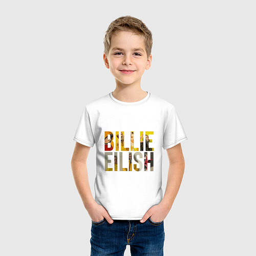 Детская футболка Billie Eilish / Белый – фото 3