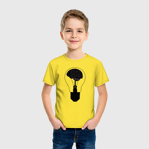 Детская футболка Светлый разум / Желтый – фото 3