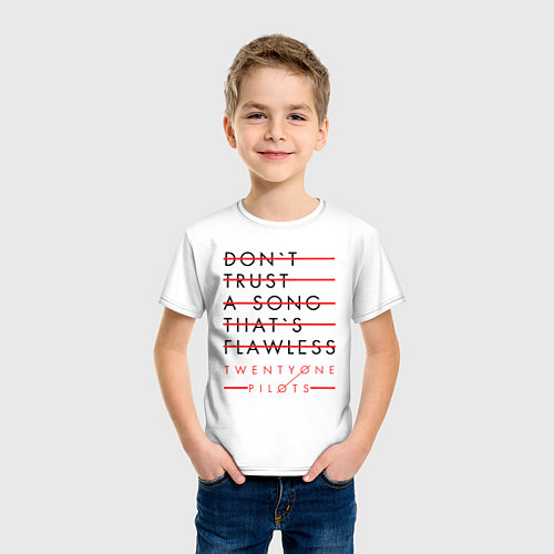 Детская футболка 21 Pilots: Don't Trust / Белый – фото 3