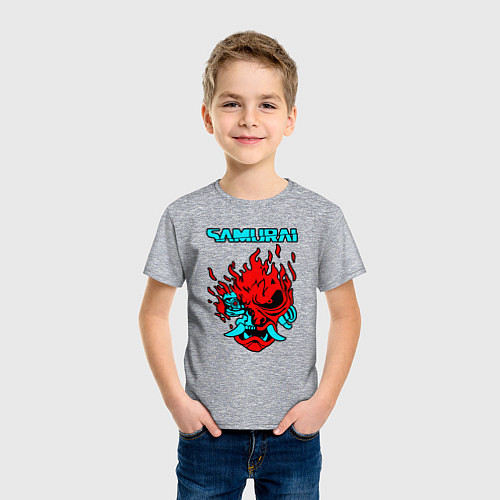 Детская футболка SAMURAI KEANU REEVES / Меланж – фото 3