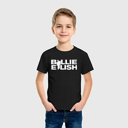 Футболка хлопковая детская BILLIE EILISH, цвет: черный — фото 2