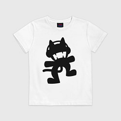 Футболка хлопковая детская MONSTERCAT, цвет: белый