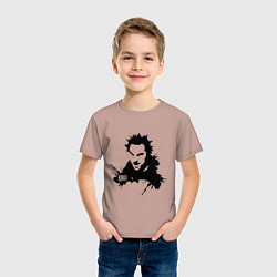 Футболка хлопковая детская Король и шут, цвет: пыльно-розовый — фото 2