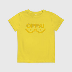 Футболка хлопковая детская ONE PUNCH MAN, цвет: желтый