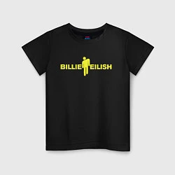 Футболка хлопковая детская BILLIE EILISH: Black Fashion, цвет: черный
