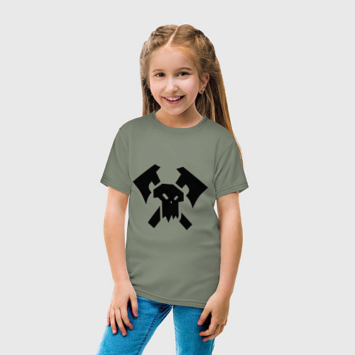 Детская футболка Орки (Orks) / Авокадо – фото 4