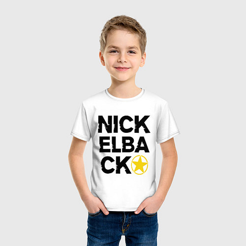 Детская футболка Nickelback Star / Белый – фото 3