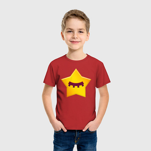 Детская футболка BRAWL STARS - SANDY / Красный – фото 3