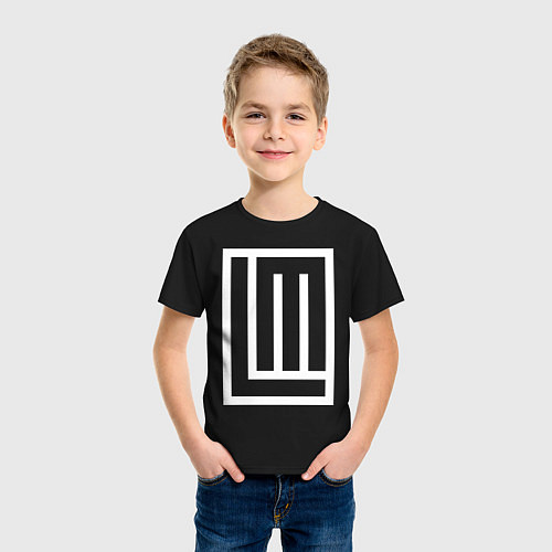 Детская футболка LINDEMANN LOGO / Черный – фото 3