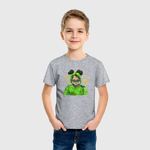 Детская футболка Billie Art / Меланж – фото 3