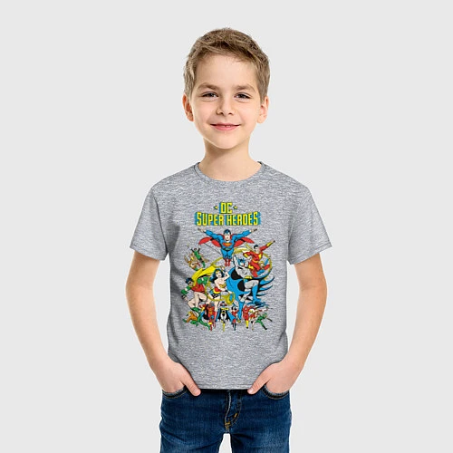 Детская футболка Justice League / Меланж – фото 3