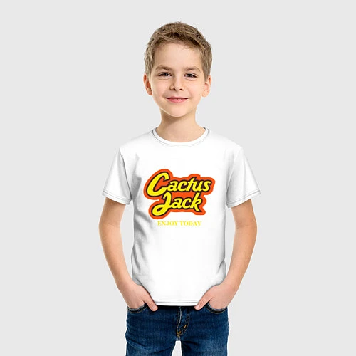 Детская футболка Cactus Jack / Белый – фото 3