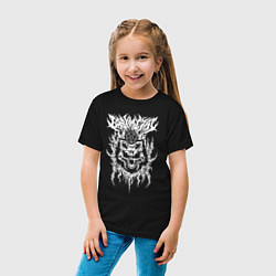 Футболка хлопковая детская BABYMETAL, цвет: черный — фото 2