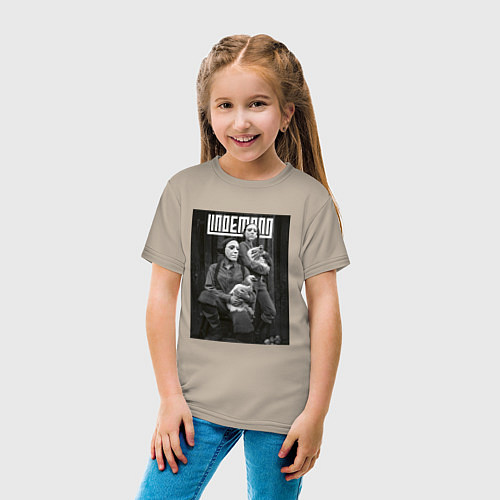 Детская футболка Lindemann / Миндальный – фото 4