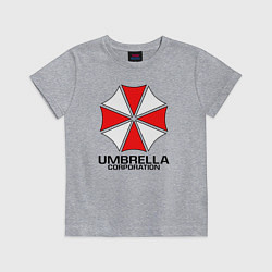 Футболка хлопковая детская UMBRELLA CORP, цвет: меланж